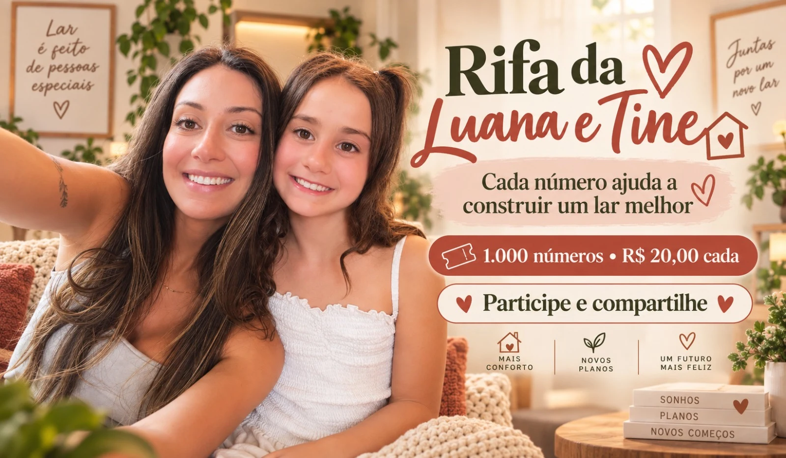 Rifa da Luana e Tine