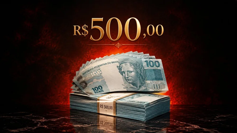 R$ 500 no PIX